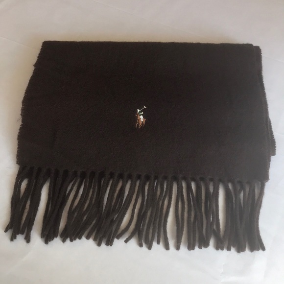 Ralph Lauren Other - Ralph Lauren lambswool scarf chocolate brown